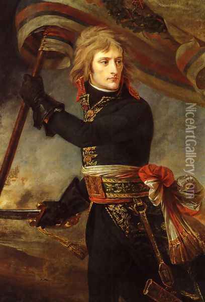 Bonaparte at the Bridge of Arcole Oil Painting - Antoine-Jean Gros