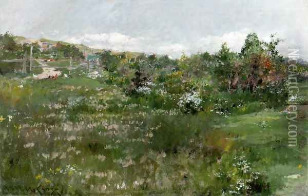 Shinnecock Landscape4 Oil Painting - William Merritt Chase