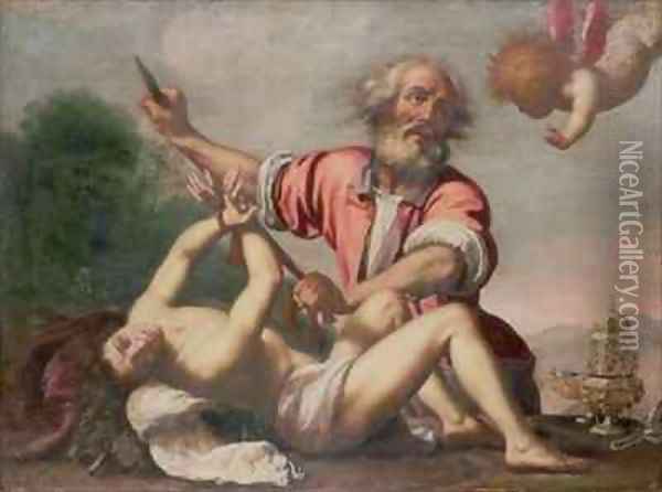 Sacrifice of Isaac Oil Painting - Felice Ficherelli
