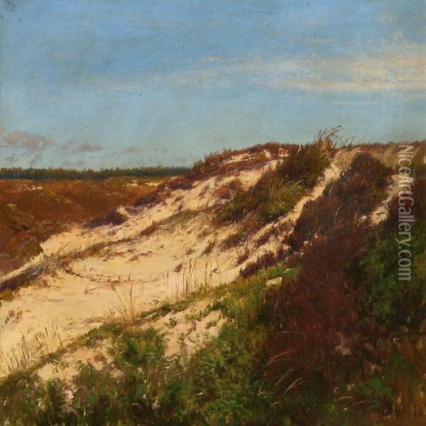 Sand Dunes Oil Painting - Peder Knudsen