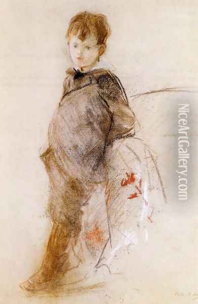 Portrait Of Marcel Oil Painting - Berthe Morisot