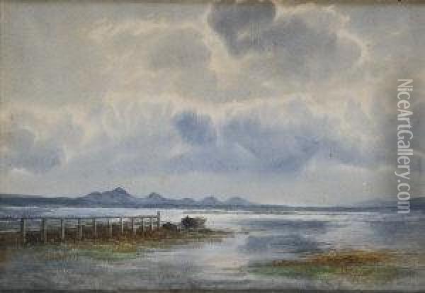 Strangford Lough Oil Painting - William Percy French