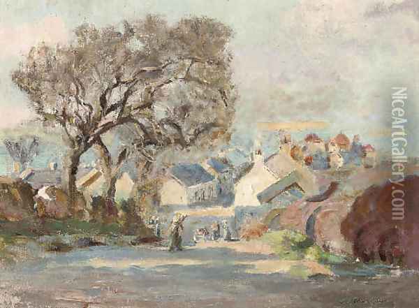 Kirkcudbright from Barrhill Oil Painting - William Stewart MacGeorge
