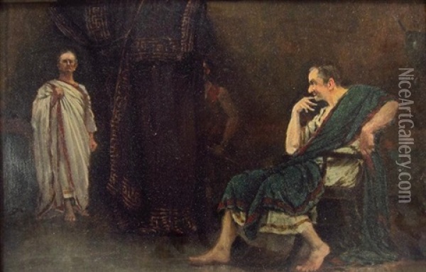 Julius Caesar Oil Painting - Walter I. Cox