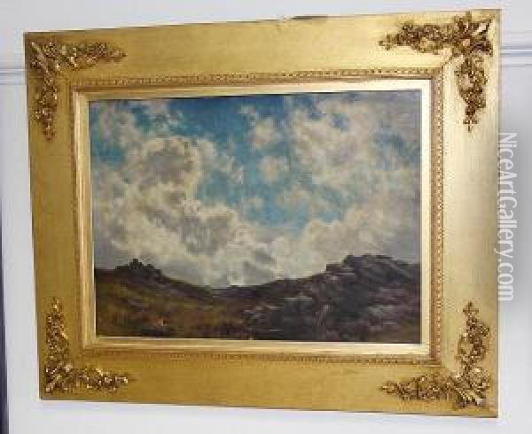 Capel Curig, North Wales Oil Painting - Alfred Oliver