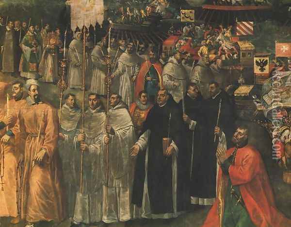 Battle of Lepanto Oil Painting - Tommaso Dolabella