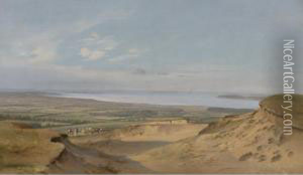 View Of Scandinavia Oil Painting - Ferdinand Reichardt