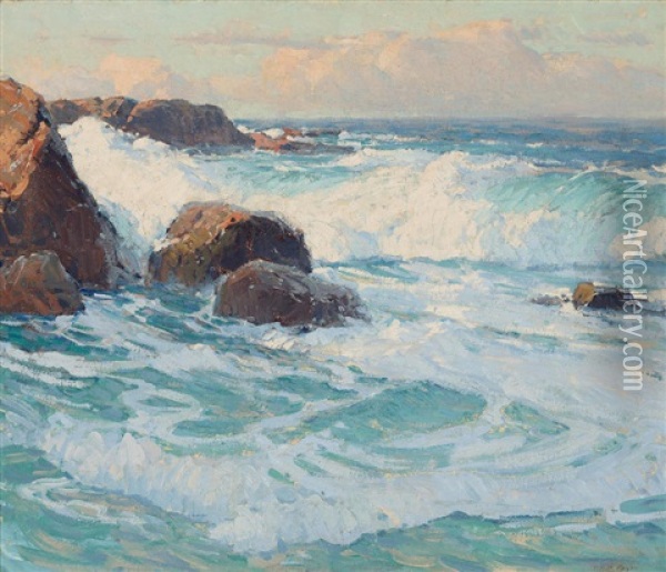 Laguna Seascape Oil Painting - Edgar Alwin Payne