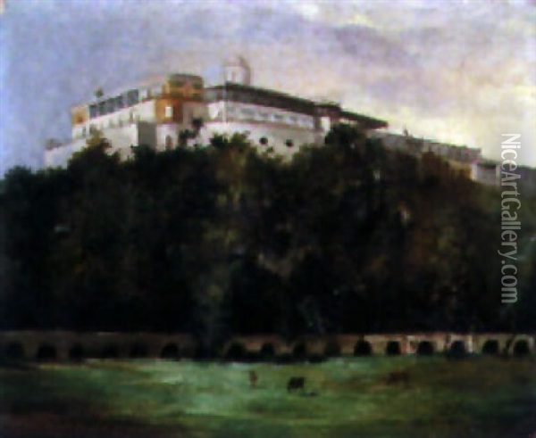 Castillo De Chapultepec Oil Painting - Luis Coto