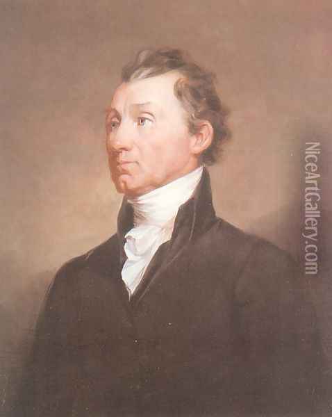 Portrait of James Monroe 1819-20 Oil Painting - Samuel Finley Breese Morse