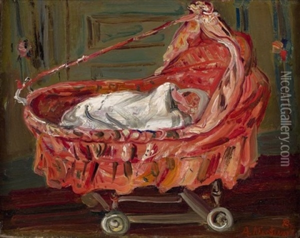 Le Landau - 1929 Oil Painting - Abraham Mintchine