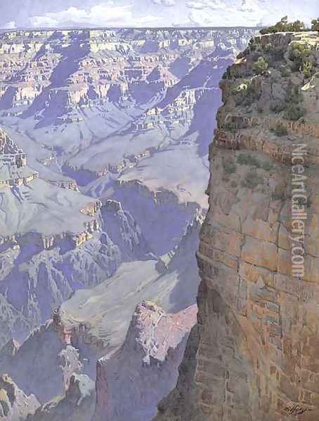 The Grand Canyon of Arizona Oil Painting - Gunnar Mauritz Widforss