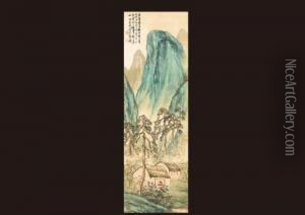 Landscape Oil Painting - Hashimoto Kansetsu