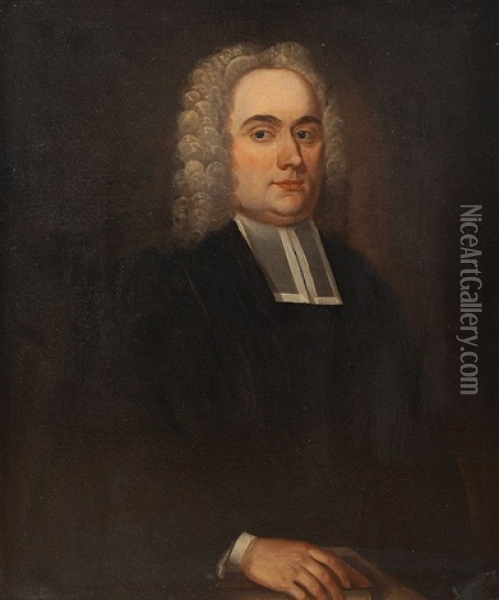 Portrait Of Dean Swift Oil Painting - Charles Jervas