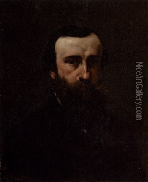 Portrait De Monsieur Nicolle Oil Painting - Gustave Courbet