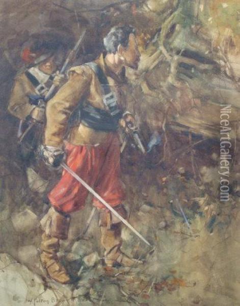 The Ambush Oil Painting - William Fulton Brown