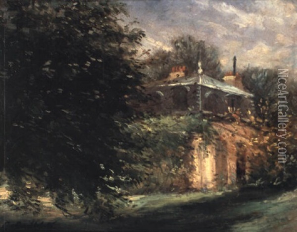 Maison Dans La Campagne Normande Oil Painting - Gustave Caillebotte