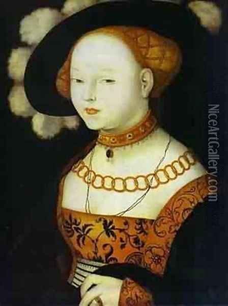 Portrait Of A Lady 1530 Oil Painting - Hans Baldung Grien
