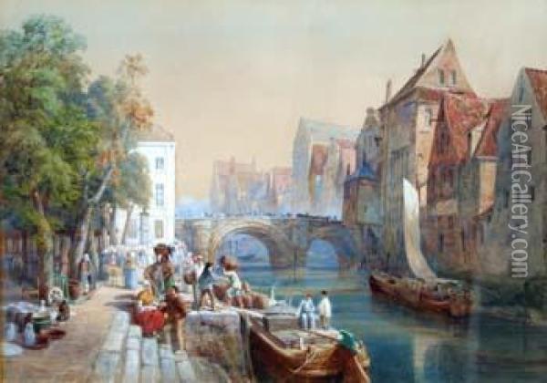 Amsterdam Oil Painting - William Wood Deane