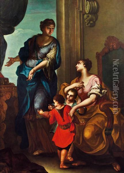 Religiose Szene Oil Painting - Bartholomaus Altomonte