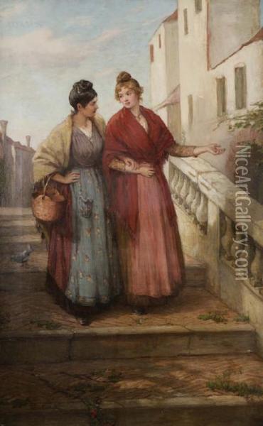 Best Friends Oil Painting - Thomas Faed
