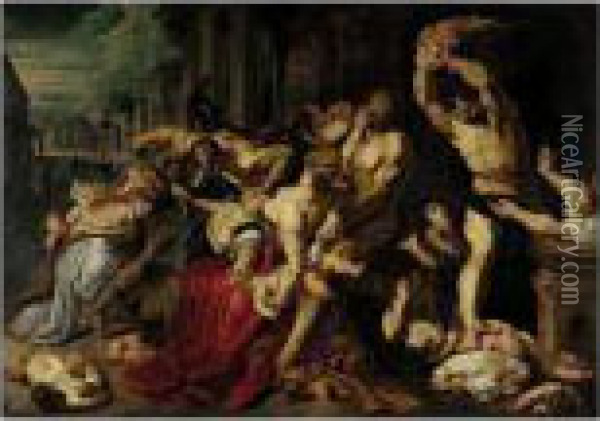 The Massacre Of The Innocents Oil Painting - Peter Paul Rubens