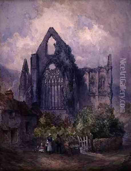 Tintern Abbey 1901 Oil Painting - William Callow