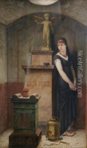 Eros Vltor Oil Painting - Louis Hector Leroux