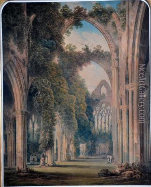  tintern Abbey  Oil Painting - Nicholson, F.