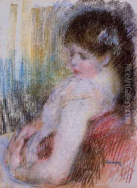 Seated Woman2 Oil Painting - Pierre Auguste Renoir