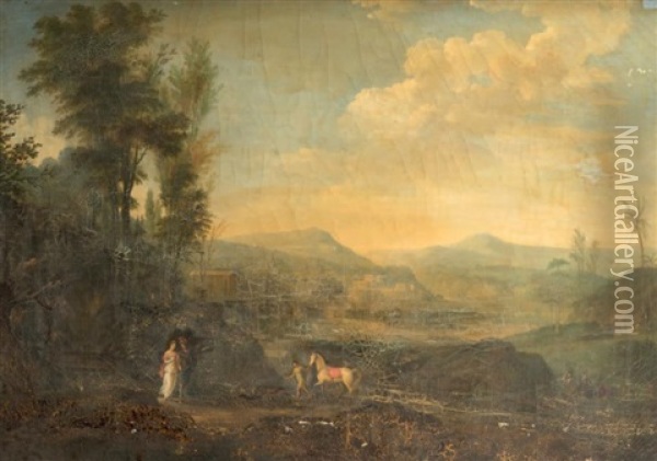 Scenes Antiques Oil Painting - Pierre Henri de Valenciennes