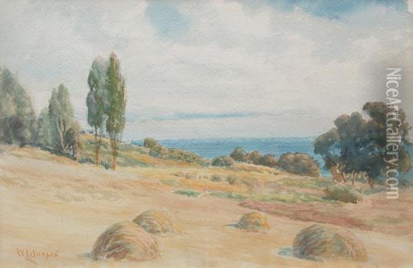 California Coastline Oil Painting - William Lee Judson