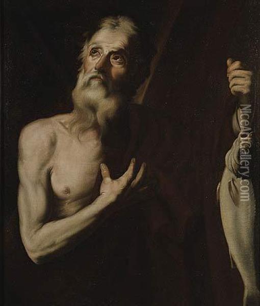 San Andres Oil Painting - Jusepe de Ribera