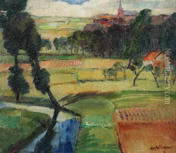 Landscape Oil Painting - Albert Alleman