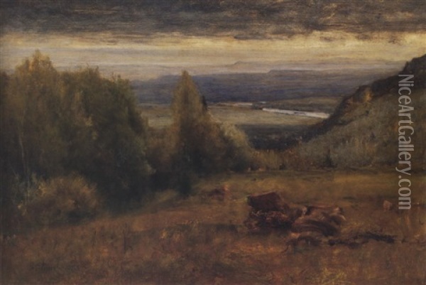 From The Shawangunk Mountains Oil Painting - George Inness