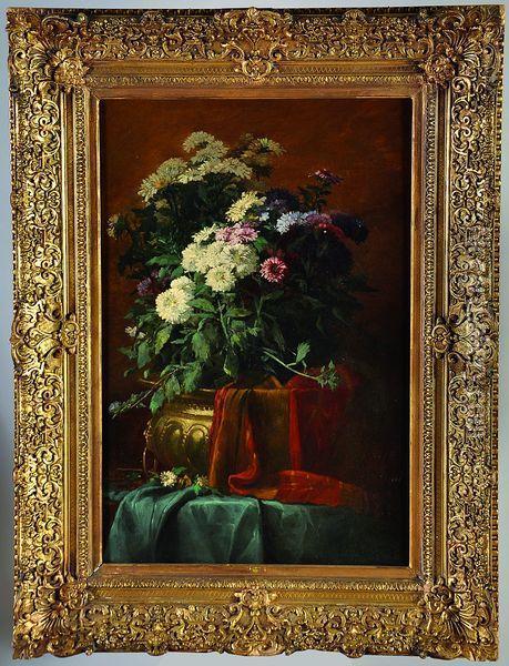 bouquet De Fleurs Oil Painting - Alexandre Defaux