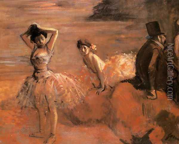 Interlude Oil Painting - Jean-Louis Forain