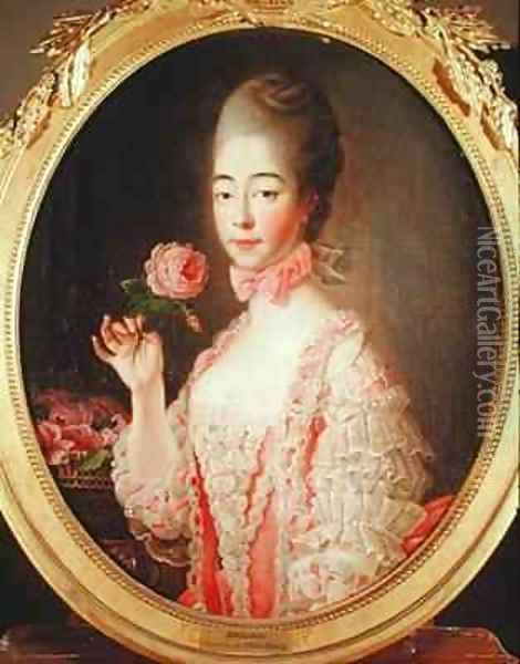 Marie Josephine Louise de Savoie 1753-1810 Comtesse de Provence Oil Painting - Francois-Hubert Drouais