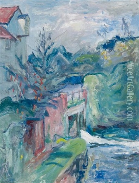 Millscape Oil Painting - Margaret Thomas