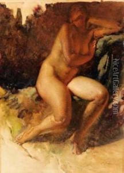 Nudo Femminile Oil Painting - Giuseppe Palanti