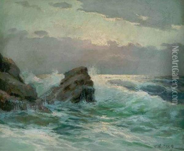 Marine. Oil Painting - Constantin Alexandr. Westchiloff