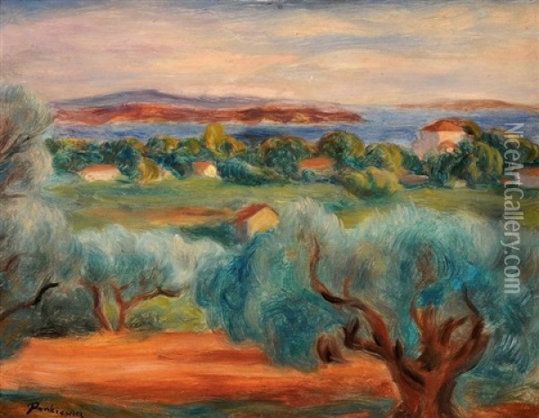 Sanary Oil Painting - Josef Pankiewicz