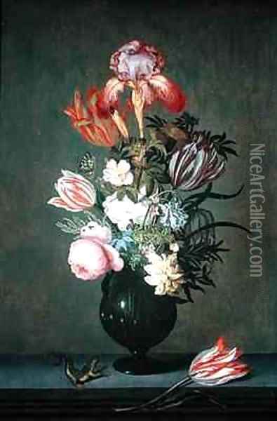 Still Life with Flowers Oil Painting - Johannes Bosschaert