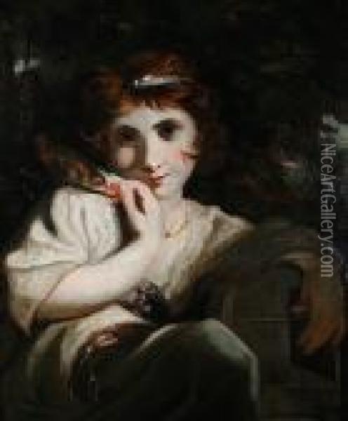 Robinetta Oil Painting - Sir Joshua Reynolds