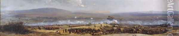 The Battle of Ulnudi on 4th July 1879, c.1880 Oil Painting - Adolphe Yvon
