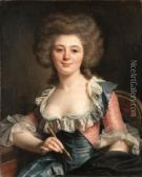 Labille-guiard, A Oil Painting - Adelaide Labille-Guyard