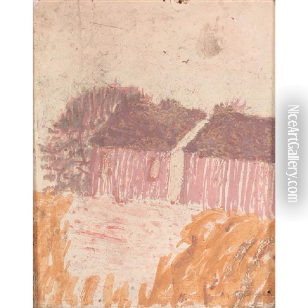 Cottages In Meudon Oil Painting - Gwen John