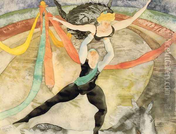 The Circus Oil Painting - Charles Demuth