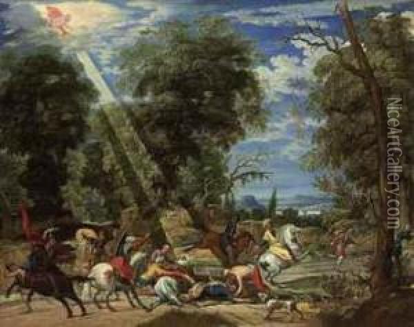 The Conversion Of Saint Paul Oil Painting - David The Elder Teniers