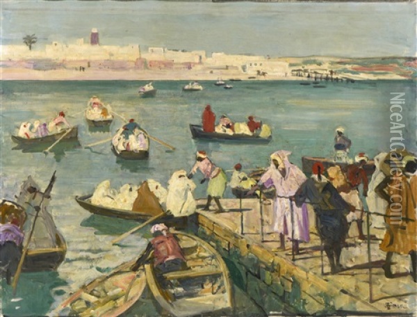 Bords Du Nil Oil Painting - Lucien Simon